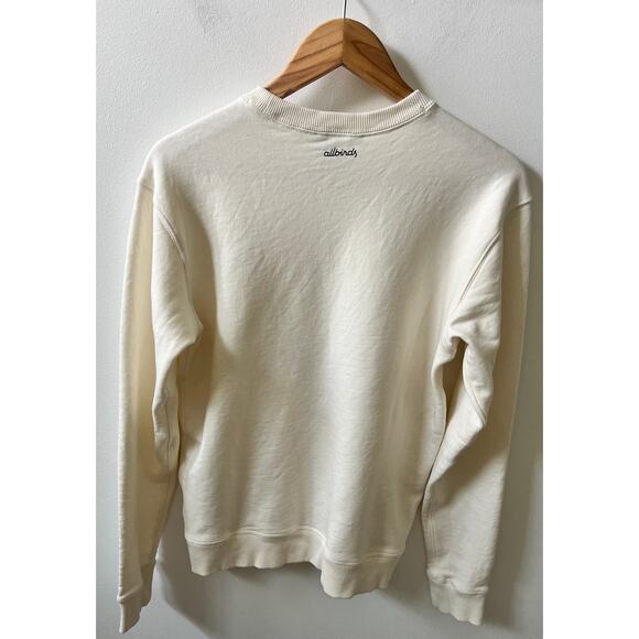 Allbirds R&R crewneck sweatshirt size small natural white hemp blend - Picture 2 of 6